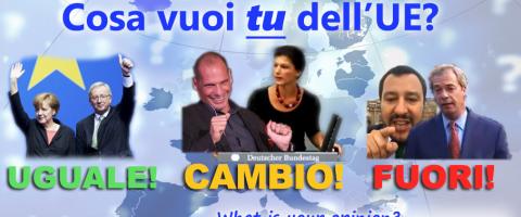 UE: Uguale! - Cambio! - Fuori! UE: Uguale! - Cambio! - Fuori!